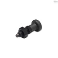 Elesa Black-oxide steel plunger, with locking nut, PMT.100-6-M12x1, 5-AK PMT.100-AK